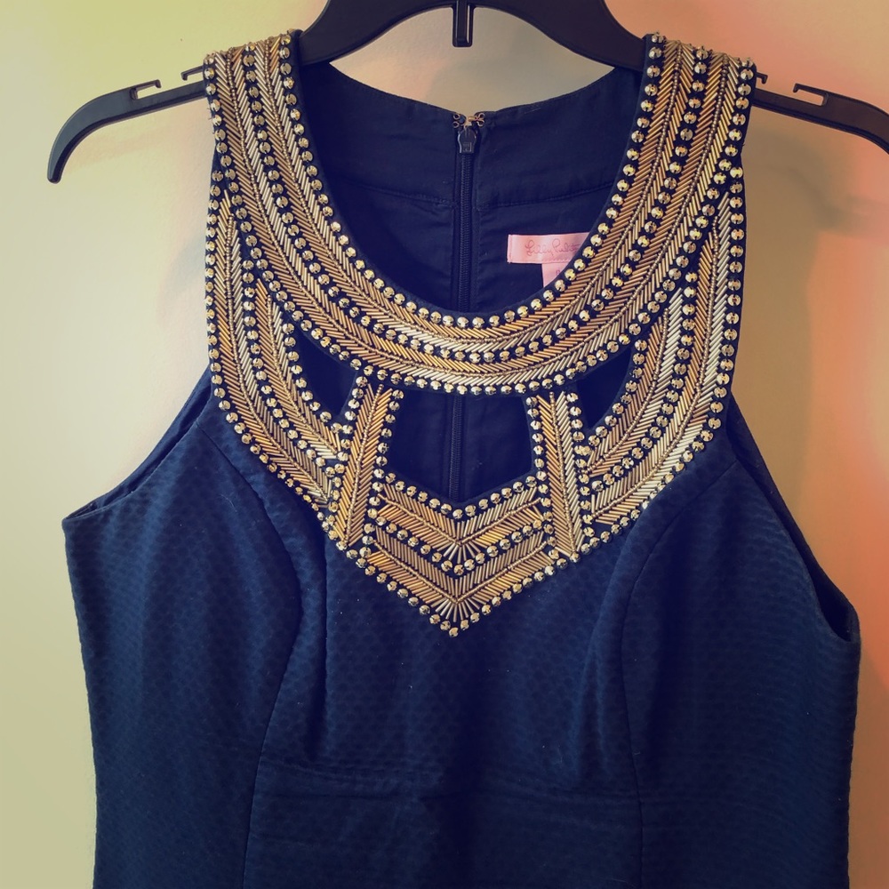 Lilly Pulitzer navy dress